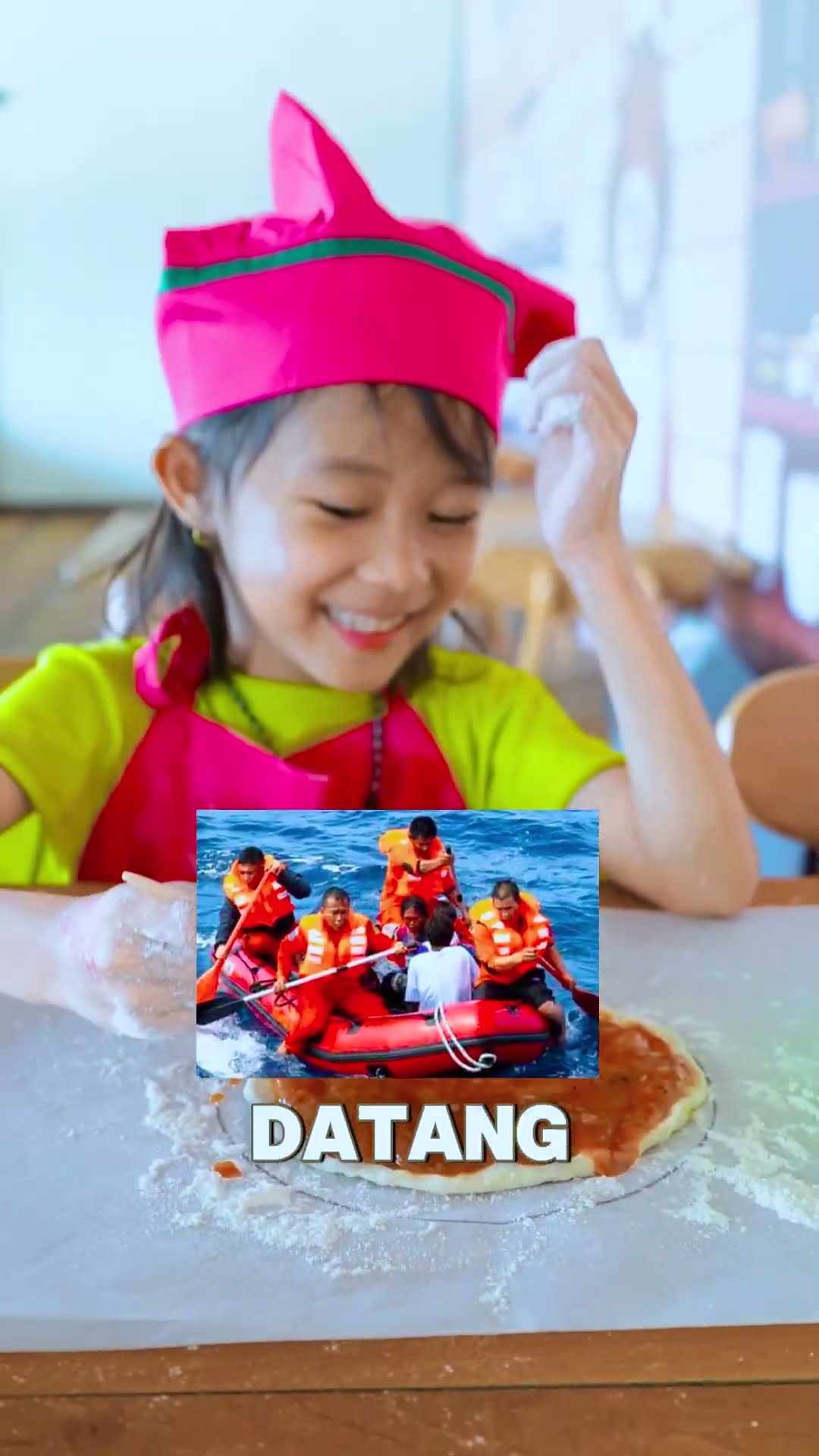 Aletha Menjadi Koki Pizza #alethaabew